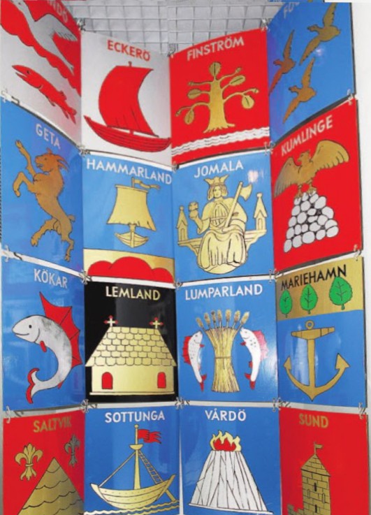 [Åland Island Banner of Arms]